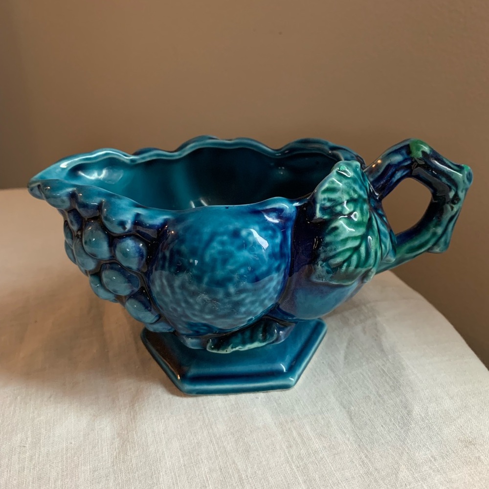 Vintage INARCO blue mood indigo creamer/gravy boat